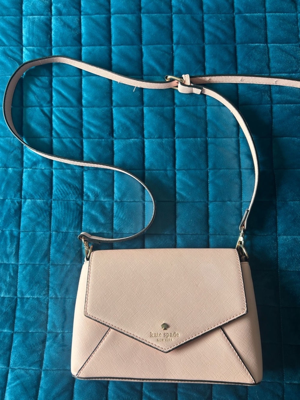 kate spade Pale Pink Leather Crossbody Bag